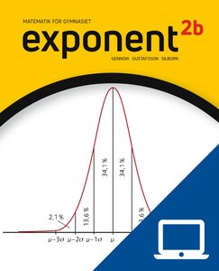 Exponent 2b, digitalt lärarmaterial, 12 mån
