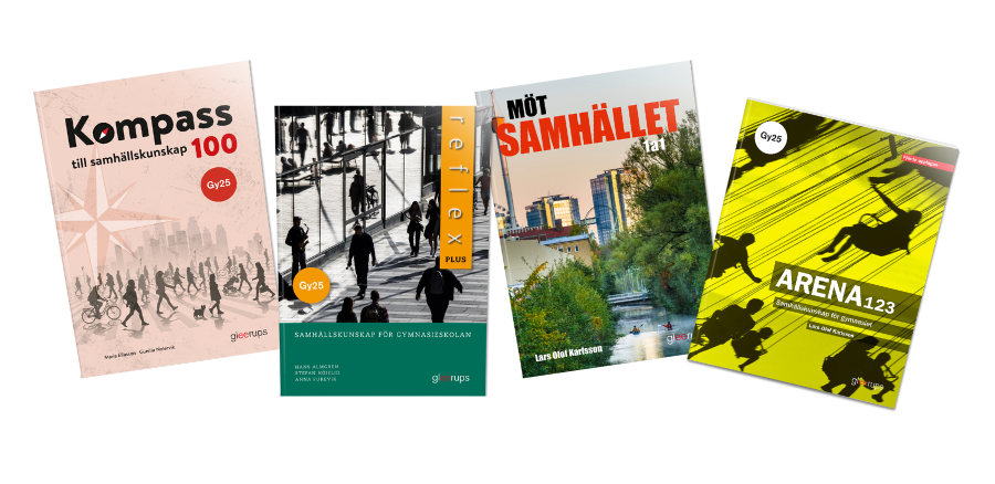 Bli redo för Gy25 med Gleerups nya läromedel i samhällskunskap | Hem