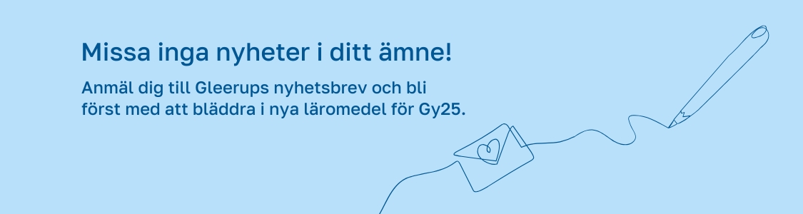 Bli redo för Gy25 med Gleerups nya läromedel i kemi | Hem