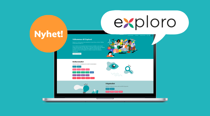Exploro är en helt ny typ av läromedelstjänst som ger lärare och elever tillgång till alla ämnen för hela 4-9! 