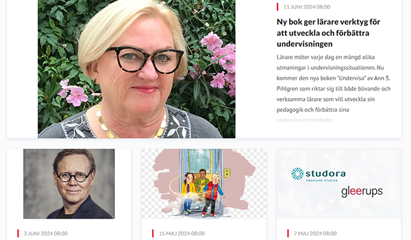 Aktuellt på Gleerups | Hem
