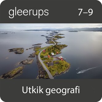 Gleerups Utkik geografi 7-9, dig läromedel, lärare, 12 m