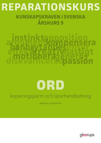 Reparationskurs Ord Kop pärm + Lhl