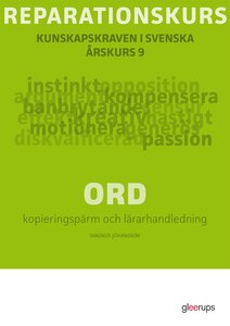 Reparationskurs Ord Kop pärm + Lhl