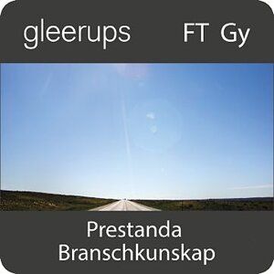 Prestanda Branschkunskap, digitalt läromedel, lärare, 18 mån