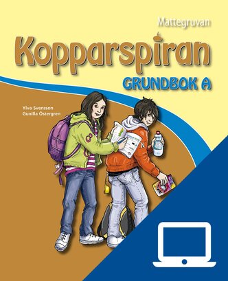 Mattegruvan 4-6 Kopparspiran, digitalt lärarmaterial, 12 mån