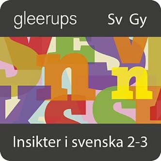 Insikter i svenska 2-3, digitalt läromedel, lärare, 12 mån