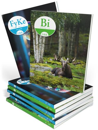 Utkik 4-6 NO-paket: Bi och Ke/Fy, 25 ex + dig lärarmaterial