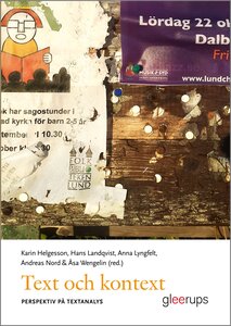 Text och kontext - perspektiv på textanalys, e-bok