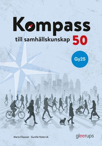 Kompass till samhällskunskap 50, bok, Gy25