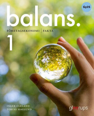 Balans företagsekonomi 1, faktabok, Gy25