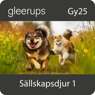 BokGym Sällskapsdjur 1, digitalt, elev, 12 mån, Gy25