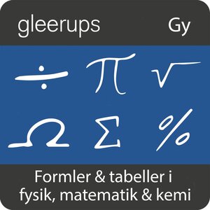 Formler & tabeller i fysik, matematik & kemi, dig lär, 12 m