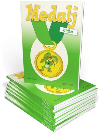 Medalj grön, svenska, 10 ex