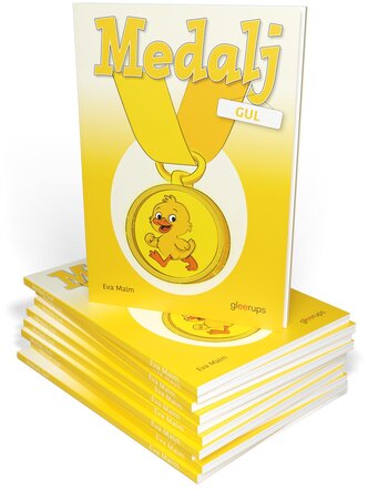 Medalj gul, svenska, 10 ex