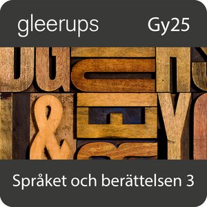 Språket och berättelsen 3, digitalt, elev, 6 mån, Gy25