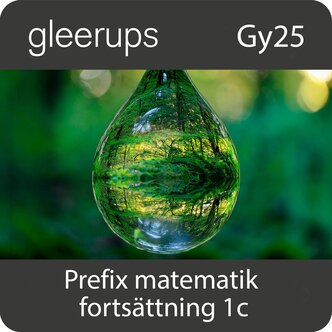 Prefix matematik – fortsättning 1c, dig, elev, 12 mån, Gy25