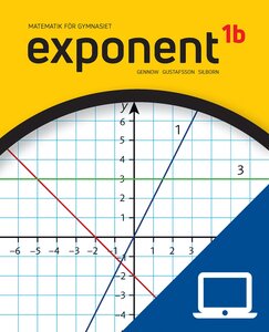 Exponent 1b, digitalt lärarmaterial, 12 mån