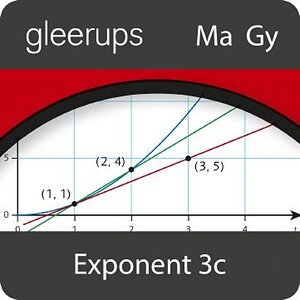 Exponent 3c, digitalt läromedel, lärare, 12 mån